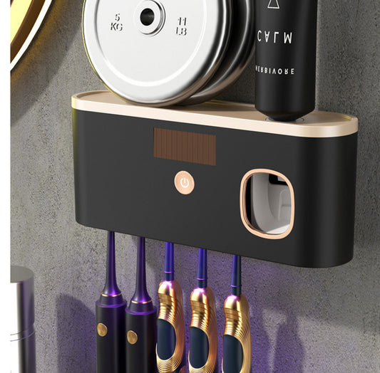 USB UV Sterilization Toothbrush Holder Wall-mounted