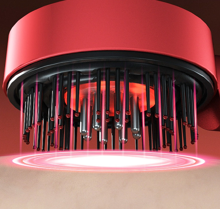 Household Red And Blue Light Massage Hair Comb