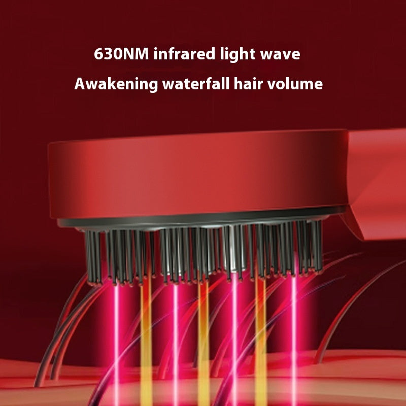 Household Red And Blue Light Massage Hair Comb